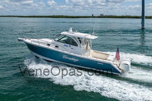 Pursuit OS 385 Offshore Tekniset tiedot ja arvostelut